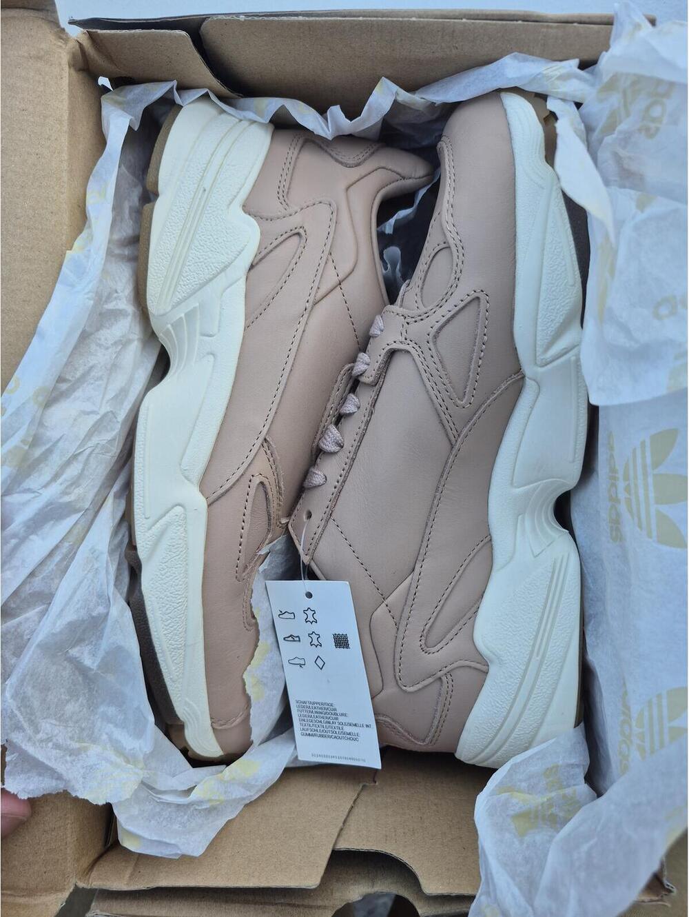Adidas Falcon Leather Ash Pearl Womens Size 9 New in Box